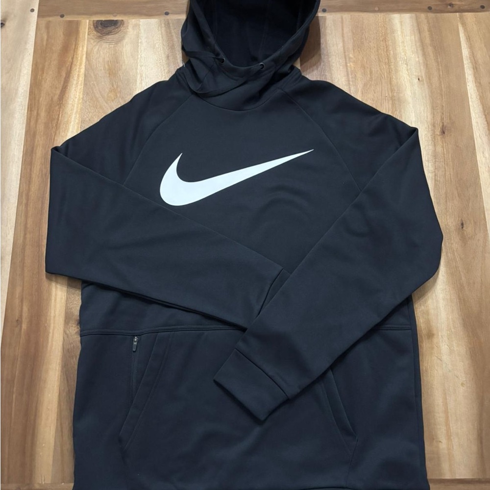 Nike Black Pullover with White Swoosh